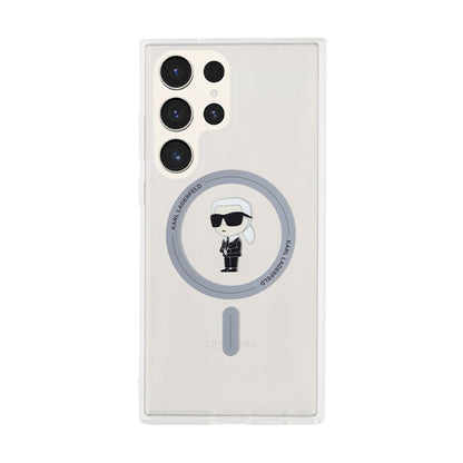 Karl Lagerfeld IML Ikonik MagSafe – dėklas Samsung Galaxy S24 Ultra (skaidrus)