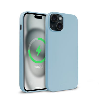 Crong Color Cover Magnetic - Dėklas skirtas iPhone 15 MagSafe (Mėlyna)