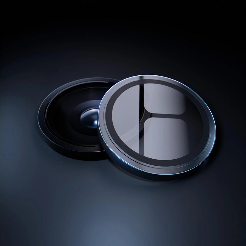 3mk HARDY Pro objektyvo apsauga - Kameros objektyvo stiklas iPhone Air (Titano pilka)