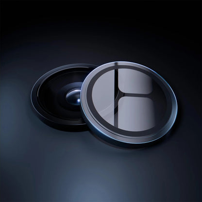 3mk HARDY Pro objektyvo apsauga - Kameros objektyvo stiklas iPhone Air (Titano pilka)