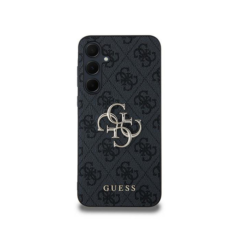 Guess 4G Big Metal Logo - dėklas Samsung Galaxy A35 5G (juodas)