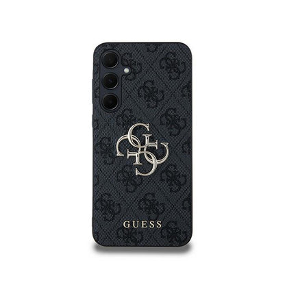 Guess 4G Big Metal Logo - dėklas Samsung Galaxy A35 5G (juodas)