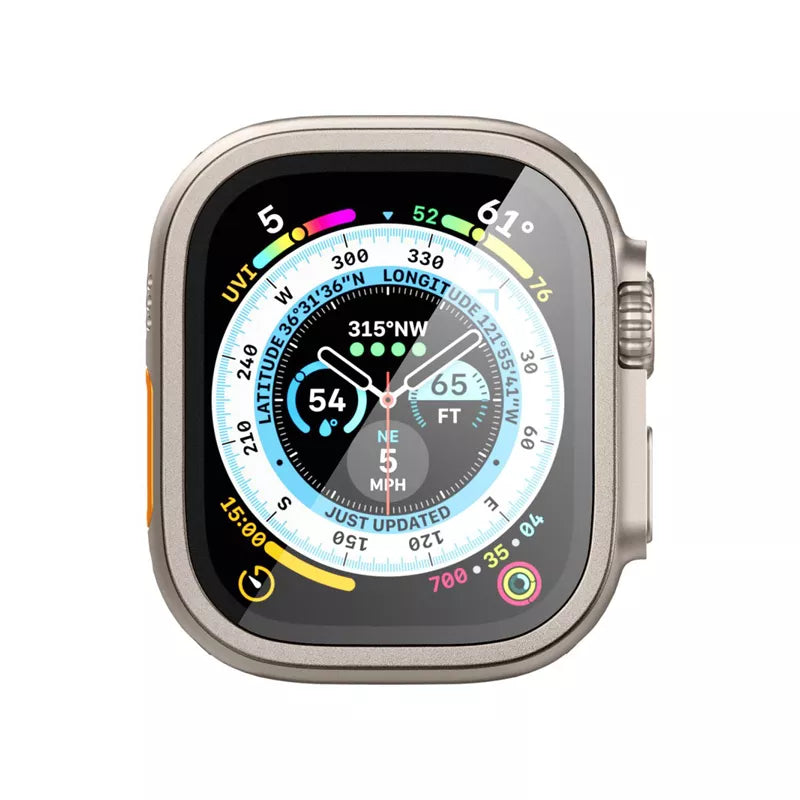 Spigen Glas.TR Slim Pro – grūdintas stiklas, skirtas „Apple Watch Ultra“ 49 mm (titano)