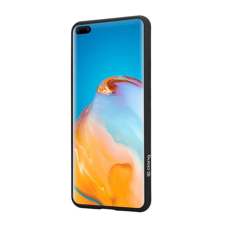 Crong Color Cover – lankstus dėklas, skirtas Huawei P40 Pro (juodas)