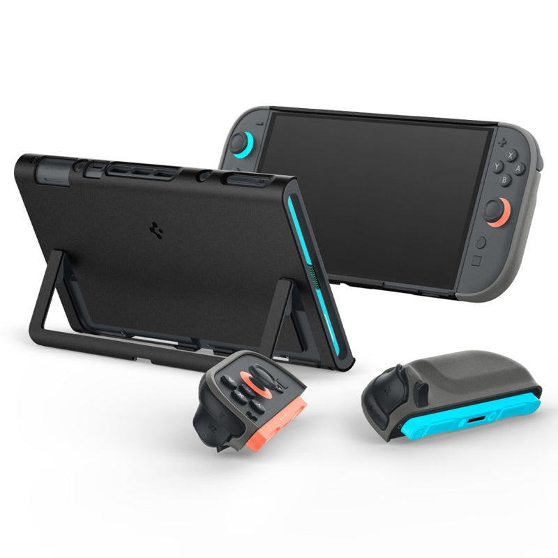 Spigen Nano Pop - Dėklas Nintendo Switch 2 (Juodasis sezamas)