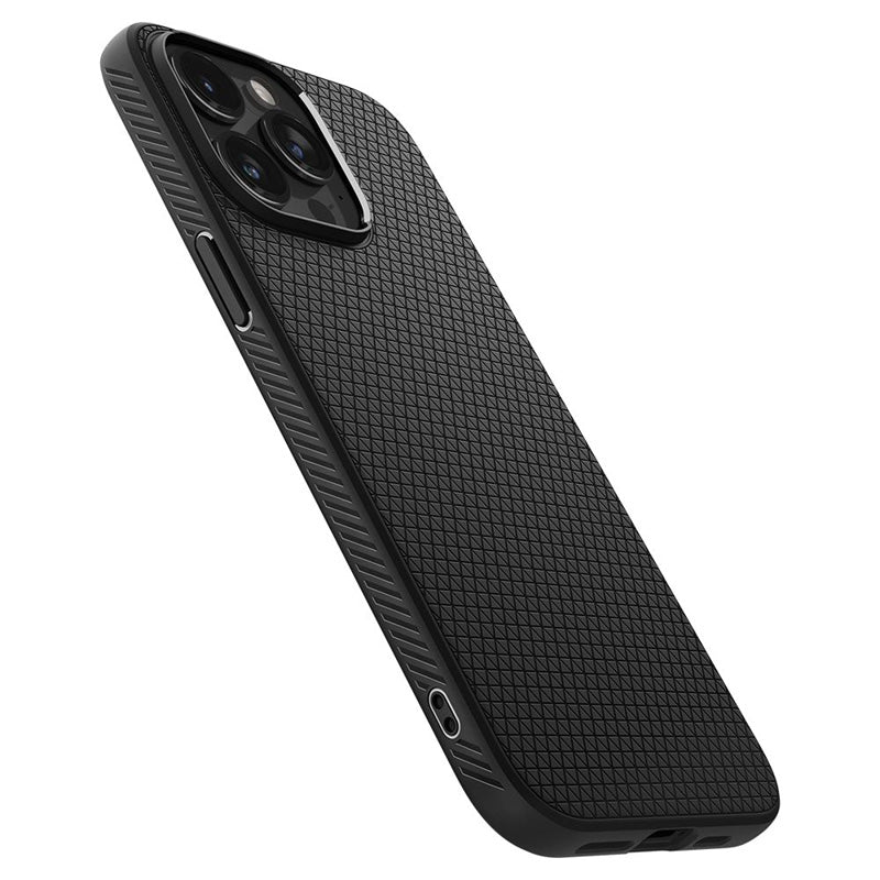 Spigen Liquid Air – dėklas, skirtas iPhone 15 Pro (matinė juoda)
