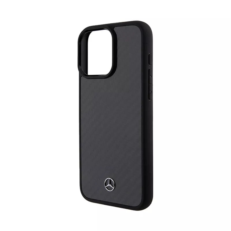 Mercedes Carbon Fiber Dynamic – Dėklas, skirtas „iPhone 15 Pro Max“ (juodas)