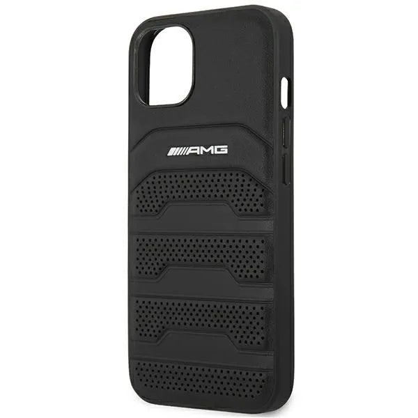 AMG Debossed Lines – dėklas iPhone 14 Plus (juodas)