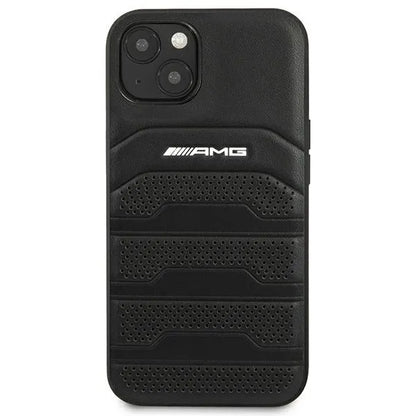 AMG Debossed Lines – dėklas iPhone 14 Plus (juodas)