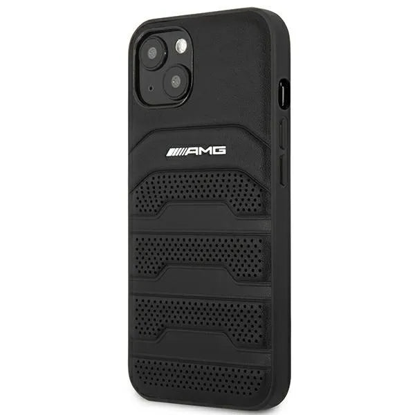 AMG Debossed Lines – dėklas iPhone 14 Plus (juodas)