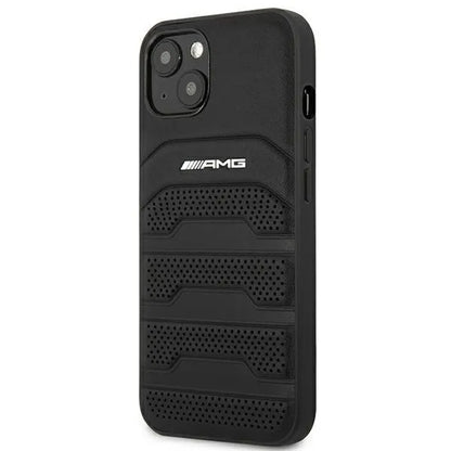 AMG Debossed Lines – dėklas iPhone 14 Plus (juodas)