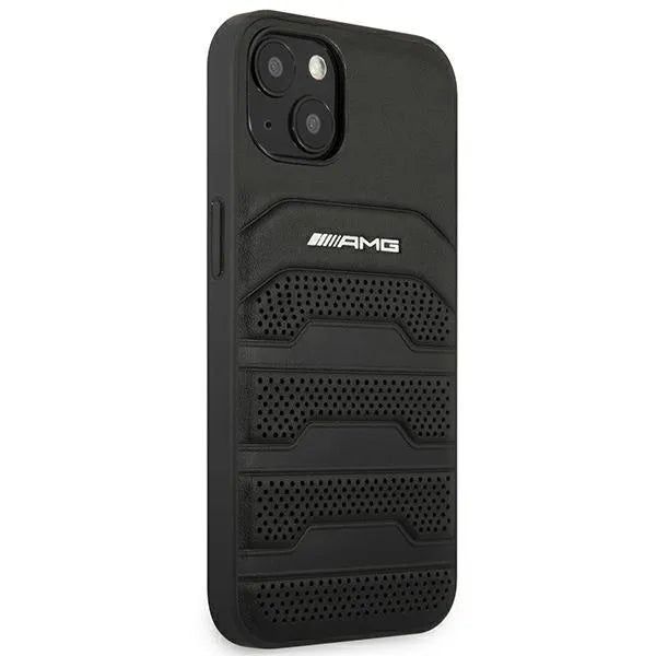 AMG Debossed Lines – dėklas iPhone 14 Plus (juodas)