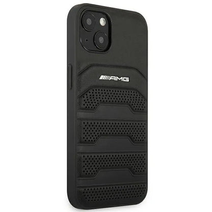 AMG Debossed Lines – dėklas iPhone 14 Plus (juodas)