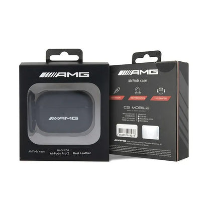 AMG didelio logotipo odinis dėklas – „AirPods Pro 2“ (juoda)
