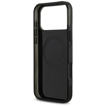 AMG IML Double Layer Rhombs MagSafe – dėklas, skirtas iPhone 18 Pro Max / 17 Pro Max (juodas / raudonas)