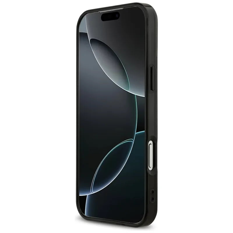 AMG IML Double Layer Rhombs MagSafe – dėklas, skirtas iPhone 18 Pro Max / 17 Pro Max (juodas / raudonas)