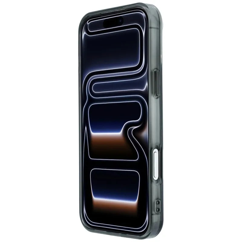 AMG IML Double Layer Urban Line dėklas su „Ring Stand“ ir „MagSafe“ – „iPhone 18 Pro Max“ / „17 Pro Max“ (juodas)