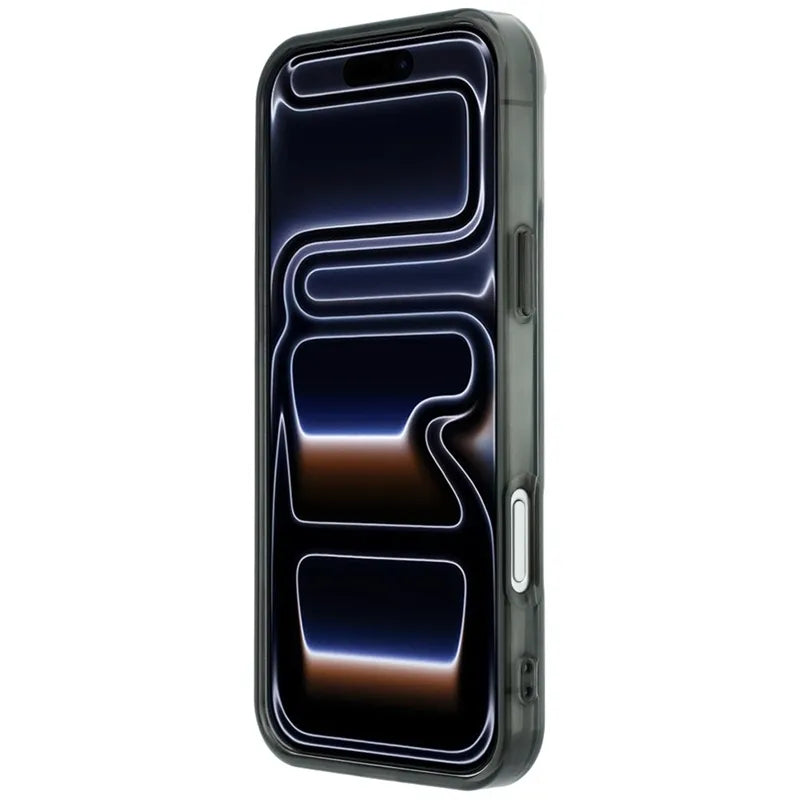 AMG IML Double Layer Urban Line dėklas su „Ring Stand“ ir „MagSafe“ – „iPhone 18 Pro Max“ / „17 Pro Max“ (pilkas)