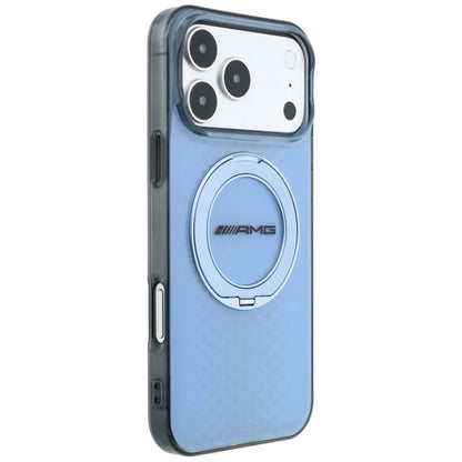 AMG IML Double Layer Urban Line su MagSafe žiedu-stovu – dėklas, skirtas iPhone 18 Pro Max / 17 Pro Max (mėlynas)