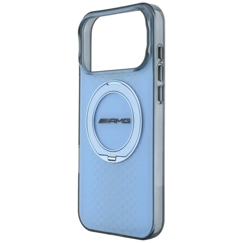 AMG IML Double Layer Urban Line su MagSafe žiedu-stovu – dėklas, skirtas iPhone 18 Pro Max / 17 Pro Max (mėlynas)