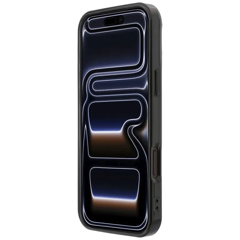 AMG IML Double Layer Urban Line su „Ring Stand“ ir „MagSafe“ – dėklas „iPhone 18 Pro Max“ / „17 Pro Max“ (bordo)