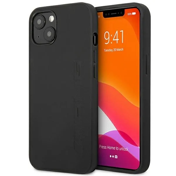 AMG oda karšta spauda – dėklas, skirtas iPhone 14 Plus (juodas)