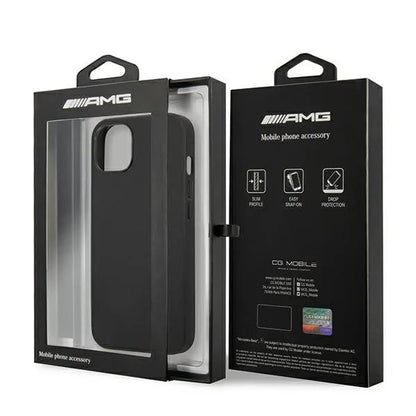 AMG oda karšta spauda – dėklas, skirtas iPhone 14 Plus (juodas)