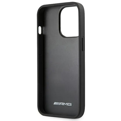 AMG reljefinės linijos – dėklas, skirtas „iPhone 14 Pro“ (juodas)
