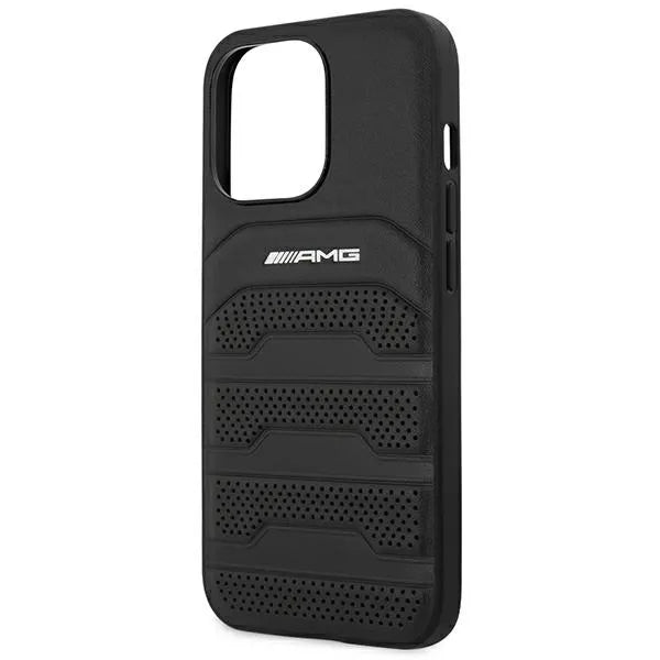 AMG reljefinės linijos – dėklas, skirtas „iPhone 14 Pro“ (juodas)