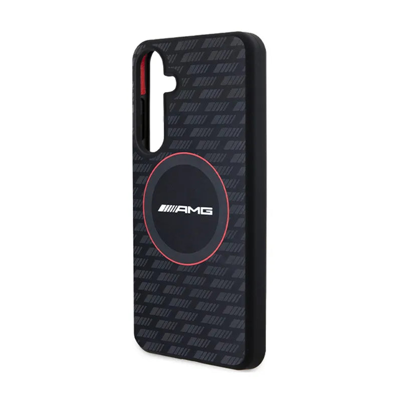 AMG silikono anglies rašto dėklas MagSafe - Samsung Galaxy S24+ (juodas)