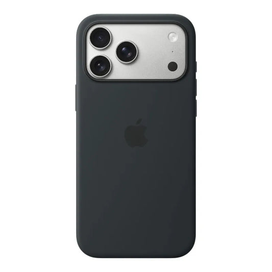 Apple silikoninis dėklas – silikoninis dėklas su MagSafe, skirtas iPhone 17 Pro Max (juodas)