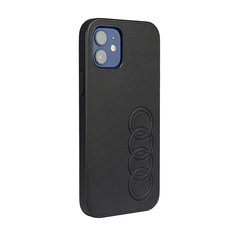 Audi dirbtinė oda - dėklas, skirtas iPhone 11 Pro (juoda)