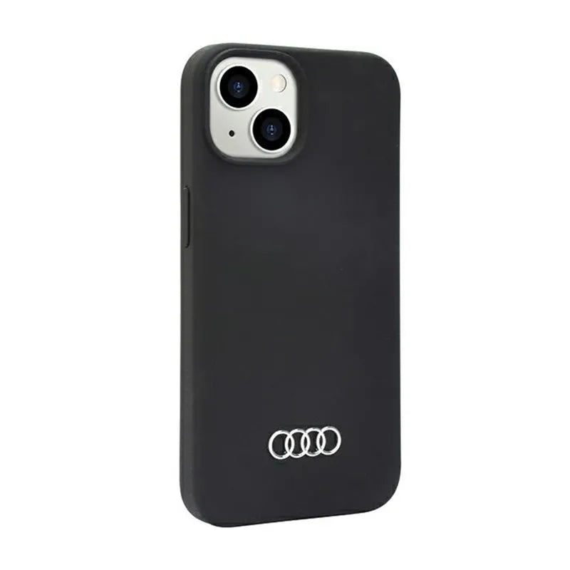 Audi silikoninis dėklas – dėklas, skirtas „iPhone 14“ (juodas)