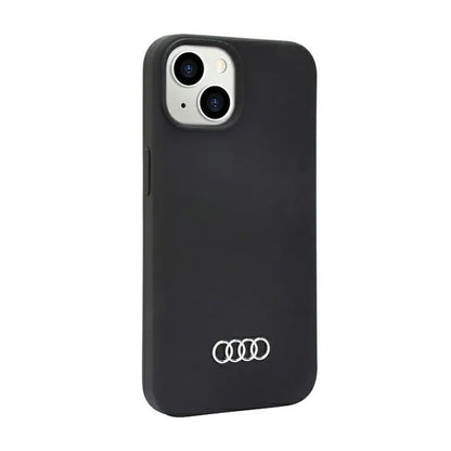 Audi silikoninis dėklas – dėklas, skirtas „iPhone 14“ (juodas)
