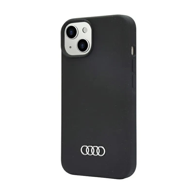Audi silikoninis dėklas – dėklas, skirtas „iPhone 14“ (juodas)