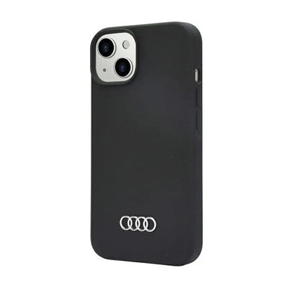 Audi silikoninis dėklas – dėklas, skirtas „iPhone 14“ (juodas)