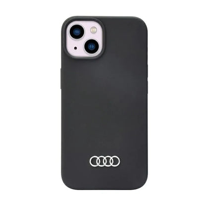 Audi silikoninis dėklas – dėklas, skirtas „iPhone 14“ (juodas)