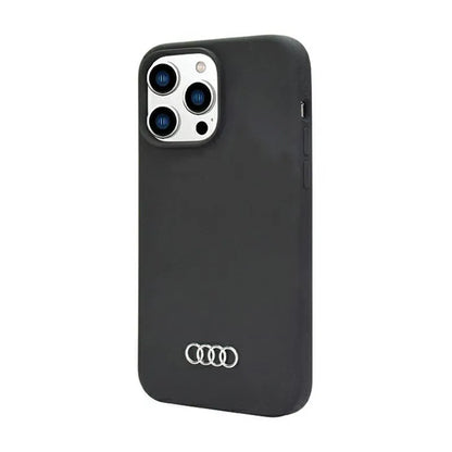 Audi silikoninis dėklas – dėklas, skirtas iPhone 14 Pro Max (juodas)