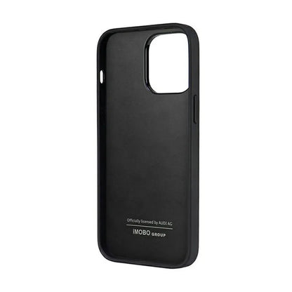 Audi sintetinis odos dėklas, skirtas „iPhone 14 Pro Max“ (juodas)