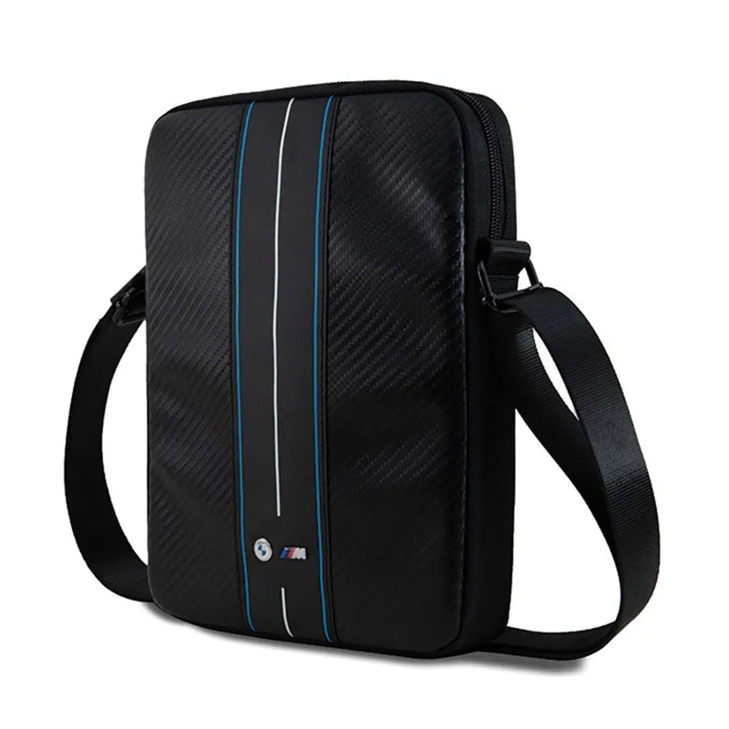 "BMW Carbon Blue Stripes" - 8" planšetinio kompiuterio dėklas (juodas)