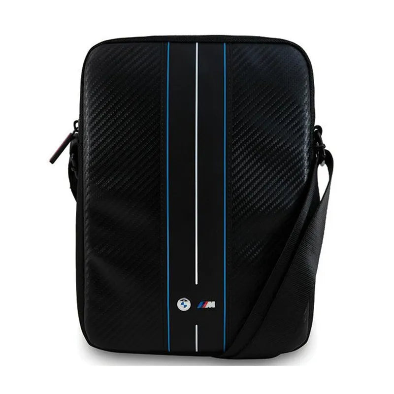 "BMW Carbon Blue Stripes" - 8" planšetinio kompiuterio dėklas (juodas)