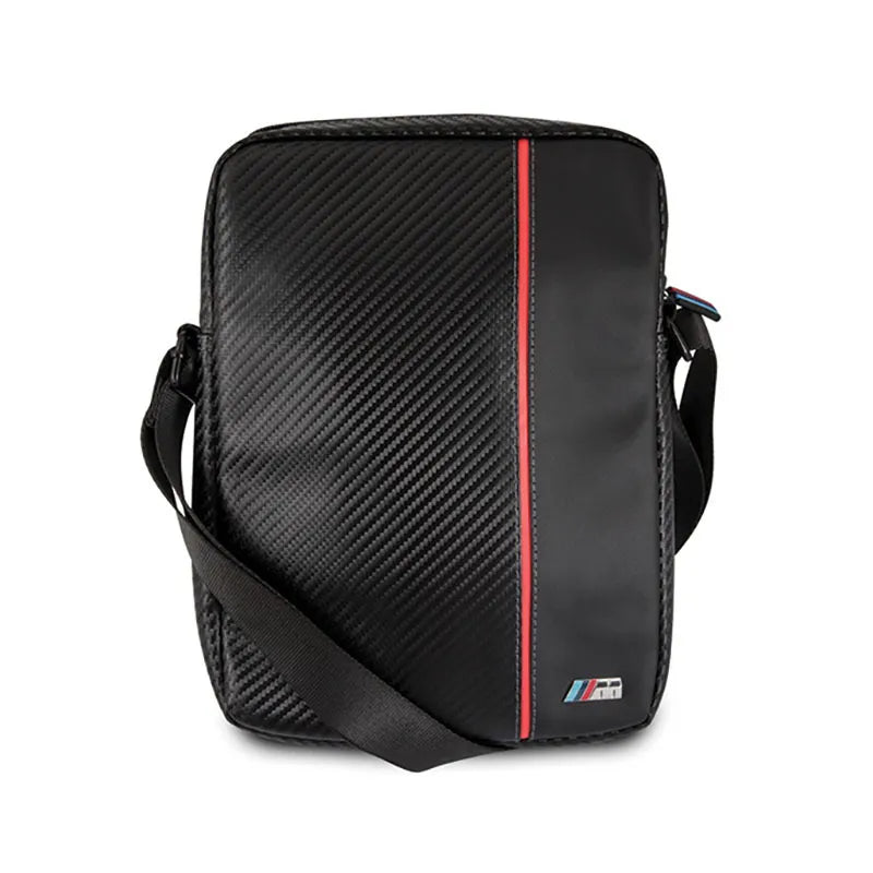 BMW Carbon Red Stripe - 8 colių planšetės krepšys (juodas)