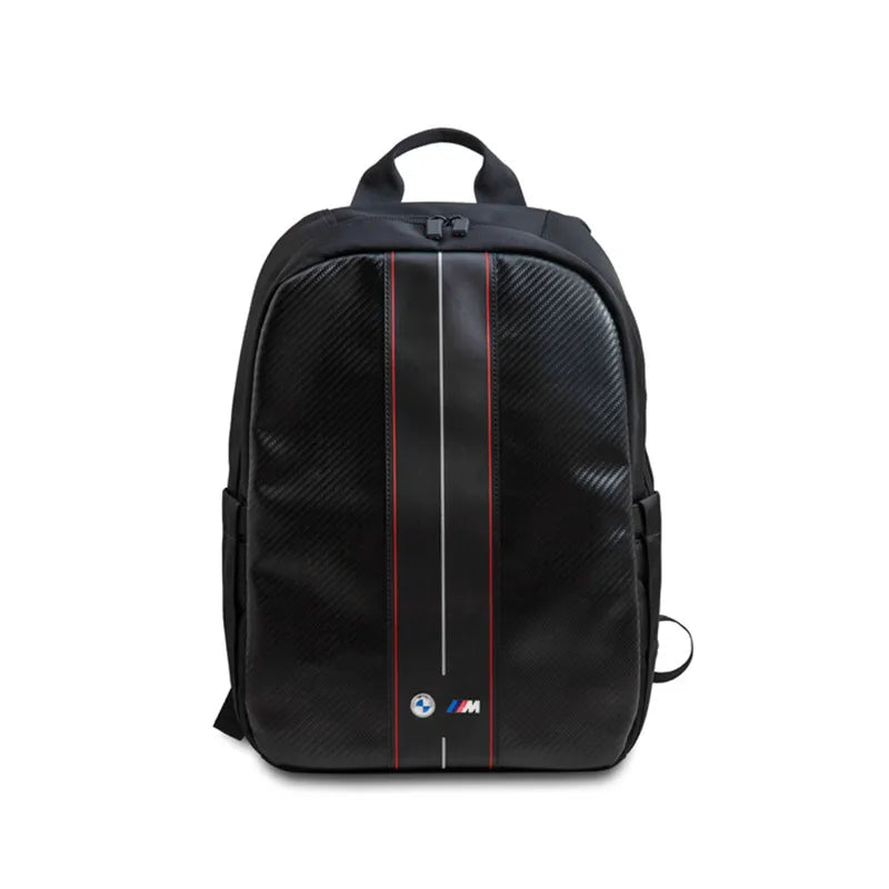 BMW Carbon Red Stripes – kuprinė 16 colių nešiojamam kompiuteriui (juoda)