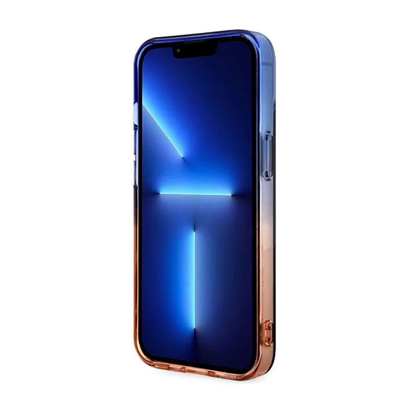 BMW Gradient Bumper MagSafe – dėklas, skirtas iPhone 14 Plus (pilka spalva)