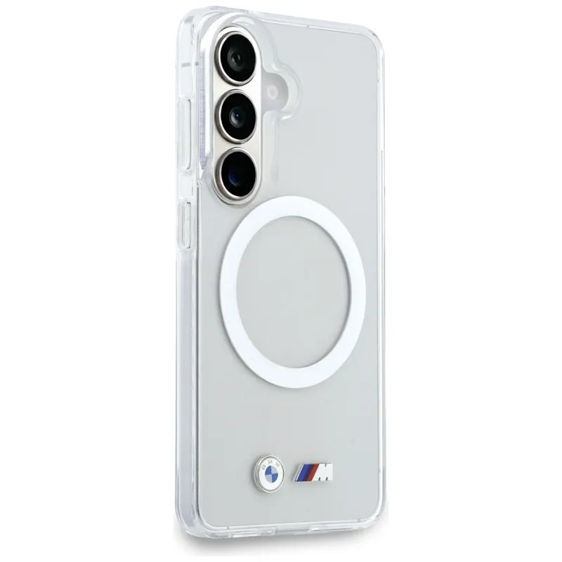 BMW IML Smūgiams Atsparus Metalinis Logotipas MagSafe - Samsung Galaxy S26 dėklas (Skaidrus)
