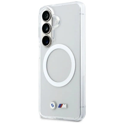 BMW IML Smūgiams Atsparus Metalinis Logotipas MagSafe - Samsung Galaxy S26 dėklas (Skaidrus)