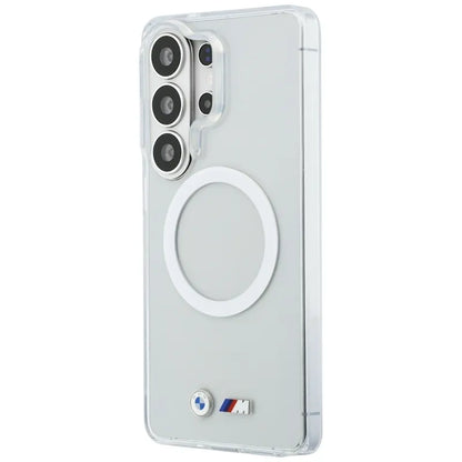 BMW IML Smūgiams Atsparus Metalinis Logotipas MagSafe - Samsung Galaxy S26 Ultra Dėklas (Skaidrus)