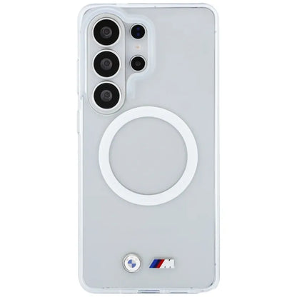 BMW IML Smūgiams Atsparus Metalinis Logotipas MagSafe - Samsung Galaxy S26 Ultra Dėklas (Skaidrus)