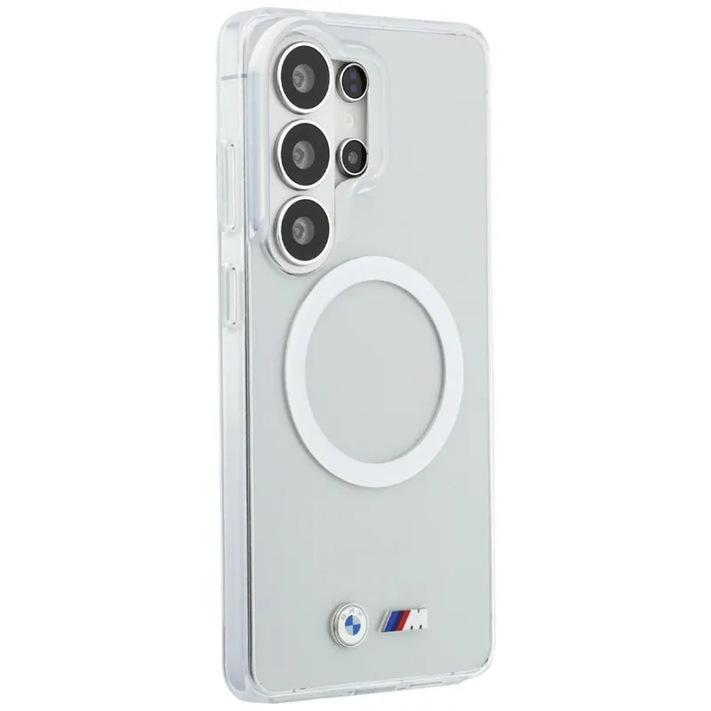BMW IML Smūgiams Atsparus Metalinis Logotipas MagSafe - Samsung Galaxy S26 Ultra Dėklas (Skaidrus)