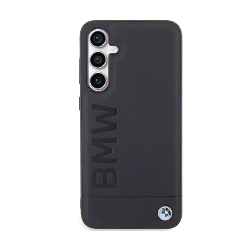 BMW Leather Hot Stamp – "Samsung Galaxy S23 FE" dėklas (juodas)